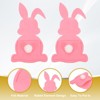 Unique Bargains Easter Bunny Knife Forks Decorative Flatware Storage Holders 5.9" x 3.2" 36 Pcs - 3 of 4