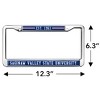 Saginaw Valley State School Logo Full Size Standard License Plate Metal Frame - 4 of 4