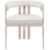 Meridian Furniture,Marcello Velvet Dining Chair, Set of 2 - 3 of 4