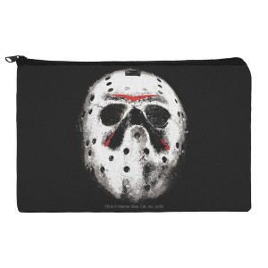 Friday The 13th Jason Mask Makeup Cosmetic Bag Organizer Pouch - 1 of 4