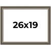 PosterPalooza | Weathered Black Picture Frame - UV Acrylic, Backing Board, Hanging Hardware Included - 2 of 4