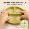 3-Pack Prep Suction Plates for Baby, 100% Silicone Toddler Plates, BPA-Free Divided Baby Plates with Suction - 3 of 4