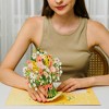 Paper Love 3D Flower Bouquet Pop Up Card, with Daisy Delight Forever Flowers Keepsake, For All Occasion or Just Because - Oversized 10" x 7" Cards - 4 of 4