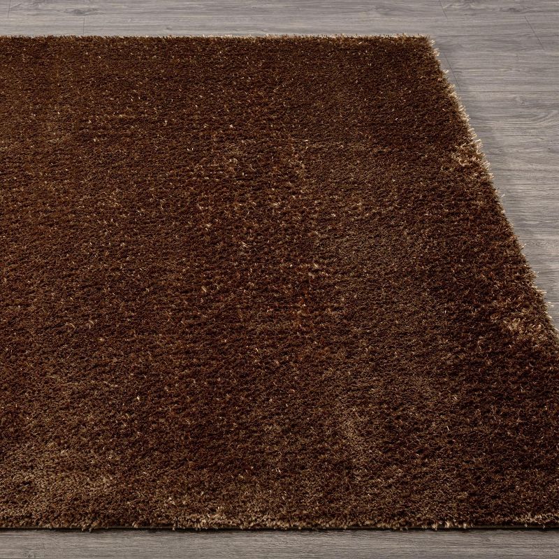 Luxe Weavers Fluffy Shag  Area Rug, 4 of 18