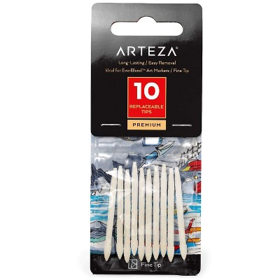 Arteza Professional Replaceable Tips for EverBlend Markers, 10 Fine Tips (ARTZ-9108)