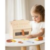 ROBOTIME Play Food and Toy Kitchens, Play Kitchen Playset with Accessories, Pretend Cooking Food Toys for Role Play, Beige, 10.43"*6.5"*8.66" - 2 of 4