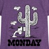 Girls' - Peanuts - Spike Cactus Monday Fitted Short Sleeve Graphic T-Shirt - 2 of 4