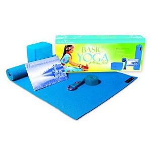 Wai Lana Basic Yoga Kit Includes Yoga Mat, 4” Foam Block, Strap and Instructional Poster - 1 of 1