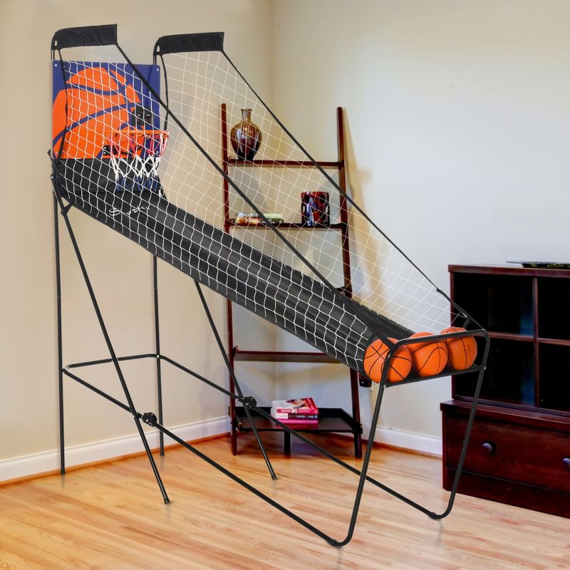 Soozier Basketball Shooting Arcade Game with Folding Design and Electronic Scoring, 2 of 9