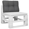 vidaXL Pallet Cushion Anthracite 19.7"x15.7"x4.7" Fabric - 3 of 4