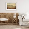Stupell Industries Hazy Desert Mountain Framed Print Under Glass Art, Brown, 23" x 17" - 3 of 4