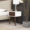 NicBex Modern Minimalist 2-Drawer Nightstand Bedside Table with Angled Legs End Table for Bedroom, Living Room - 2 of 4