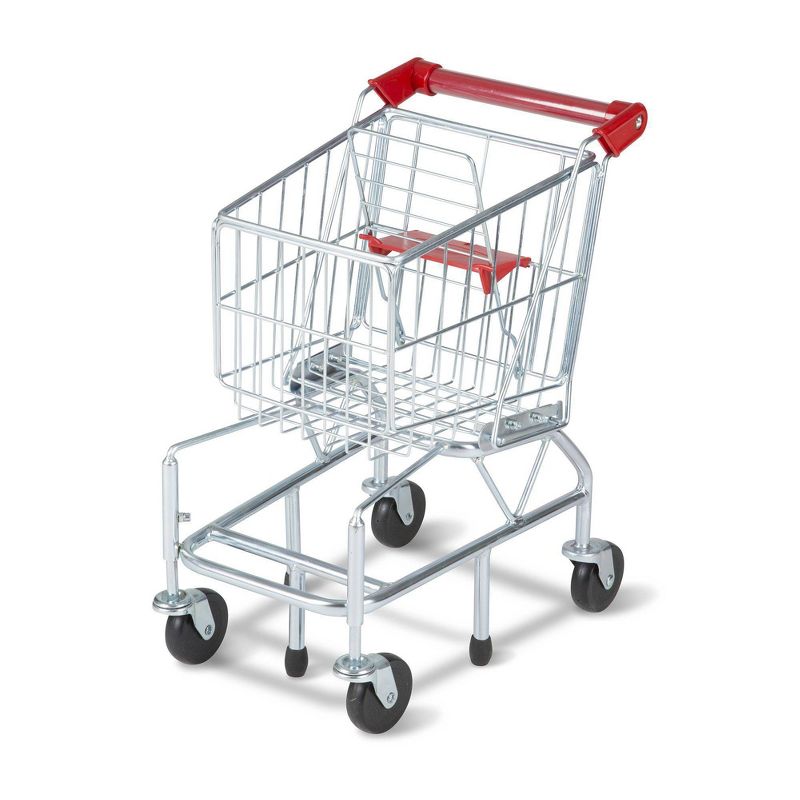 Melissa &#38; Doug Toy Shopping Cart With Sturdy Metal Frame, 1 of 13