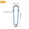 Unique Bargains Metal DIY Blankets Crafts Brooch Making Home Sewing Large Safety Pins 60 Pcs - 2 of 4