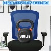 FDW Big and Tall Ergonomic Office Chair 500lb Executive Desk Chair with Adjustable Lumbar Support Mesh Back and 360-Degree Swivel - 3 of 4