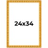 PosterPalooza | 24x34 Bamboo Picture Frame, UV Acrylic, 4 Finishes - Brown, Black, Gold, and Natural - 2 of 4