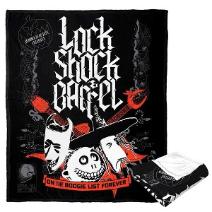Disney Nightmare Before Christmas Lsb Live2Nite Silk Touch Throw Blanket 50x60 Inches - 1 of 4