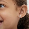 Girls' Kitty Cat Screw Back Sterling Silver Earrings - In Season Jewelry - 3 of 4