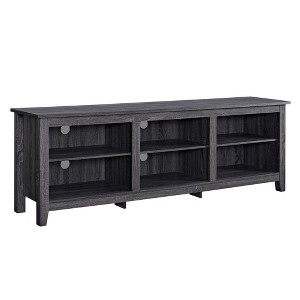 NicBex TV Stands for 70 inch TV, Entertainment Center with 3-Shelf Open Storage Space,TV Console for Bedroom, Living Room, Home,Dark Gray - 1 of 4