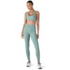 Future Planet Women's Nova Premium Performance Sport Athletic Active Yoga Workout Padded Sports Bra Removable Padding Sage Green - 4 of 4