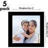 Americanflat 5 Pack of Picture Frames - Plexiglass Cover - 2 of 4