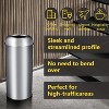 65L/17Gal Heavy Duty Open Top Commercial/Kitchen Trash Can, Fingerprint-Resistant Waste Bin, Brushed Stainless Steel - 2 of 4