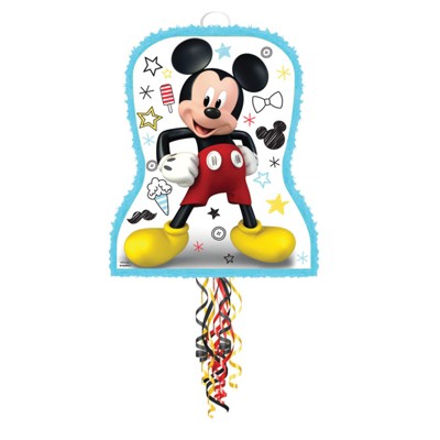 Birthday Express Mickey Mouse Mickey On The Go Pull String Pinata