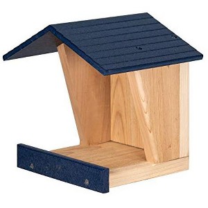 JCS Wildlife Modern Style Cedar Robin Roost with Poly Lumber Roof - 1 of 4