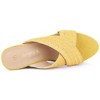 Allegra K Women's Espadrilles Wedges Slide Wedge Sandals - image 4 of 4