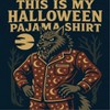 Rerun Island Women Halloween Pajama Shirt Werewolf Short Sleeve Graphic Cotton T-Shirt - 2 of 4