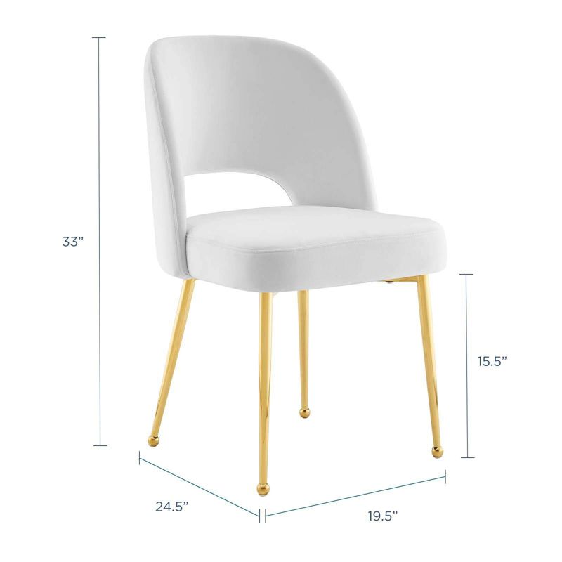 Rouse Dining Room Side Chair White - Modway, 4 of 12