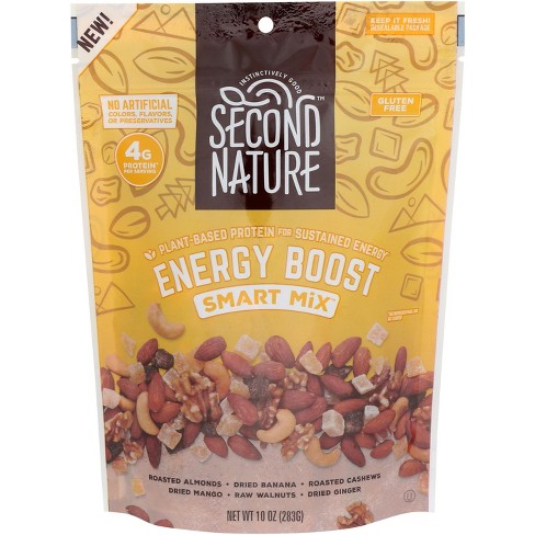 Second Nature Trail Mix Energy Boost Smart - Case of 6 - 10 oz - image 1 of 1