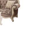 Acme Furniture 71" Ragenardus Sofa Gray Fabric/Antique White - 3 of 4