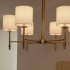 Kichler Lighting Ali 6 - Light Chandelier in  Brushed Natural Brass - 3 of 4