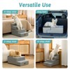 Cozy Kiss Modular Foam Pet Stairs, Portable Dog Steps for Couch and Bed with Removable Design - 4 of 4