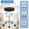 FDW Versatile Salon Chair Round Rolling Stool Adjustable Height PU Leather Seat Cushion - 4 of 4
