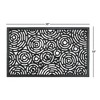 RugSmith Black Moulded Circle Patterns Rubber Doormat - 3 of 4