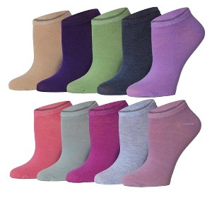 Women's Vibrant Show Socks - 10 Pairs - 1 of 4