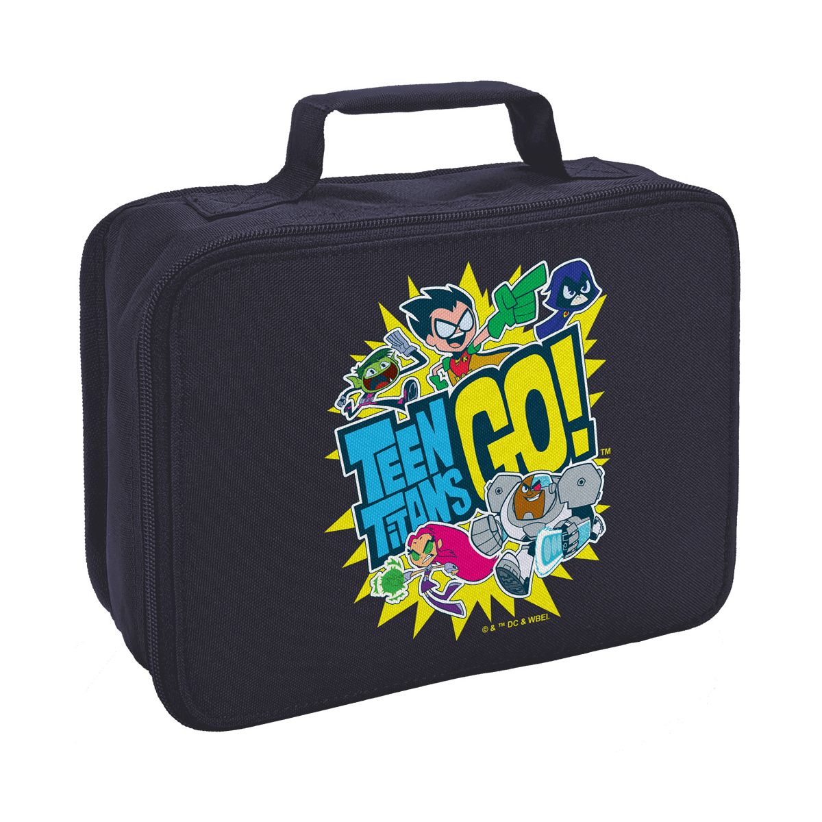 Teen Titans Go Logo And Characters Burst Insulated Soft Sided Lunch Box - thumbnail 7