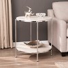 Silas Round Faux Stone End Table - CK5742 - Charcoal - SEI - 2 of 4