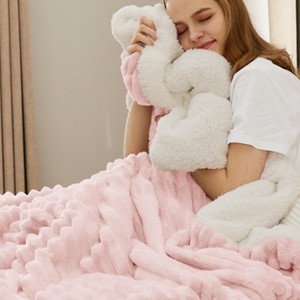 Bedsure Ultra-Plush Fleece Blanket - Warm Winter Blanket for Bed, Soft Home Decor Throw for Couch, All-Season Coziness - 1 of 4