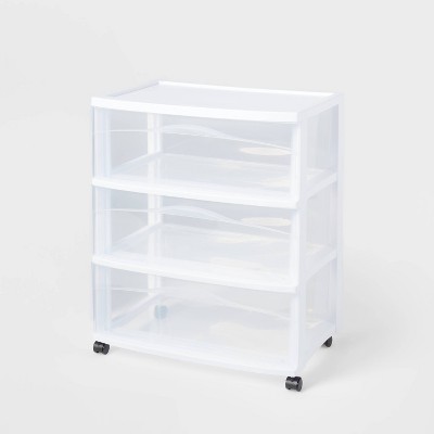 6pc Plastic Drawer Organizer Clear - Brightroom™ : Target