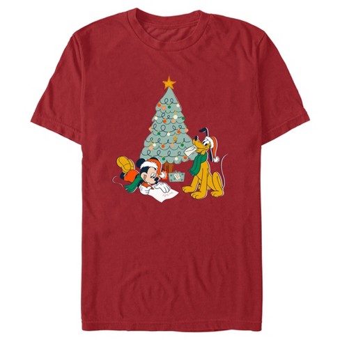 mens mickey christmas shirt