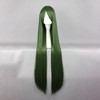 Unique Bargains Women's Halloween Wigs 39" with Wig Cap Green - 2 of 4