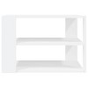 vidaXL Coffee Table White Engineered Wood Small Coffee Table Square - 4 of 4