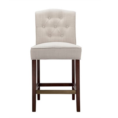 Ridstar Tufted Counter Stool For Dining Room & Counter-Beige