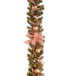 National Tree Company 72" Decorated Pine Garland with Battery Operated LED Lights