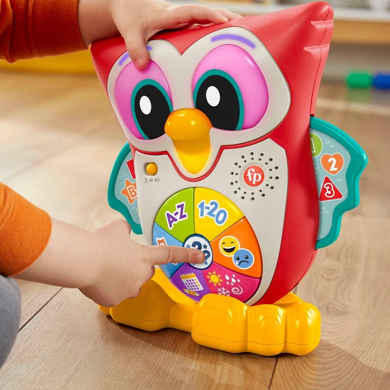 Fisher-Price Linkimals Light Up &#38; Learn Owl Interactive Musical Learning Toy, 6 of 9