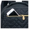 Fisher-Price Morgan Quilted Backpack - Black