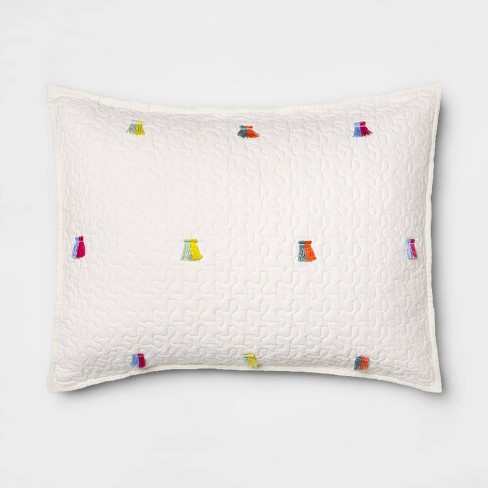 Standard Pillow Sham Cream Opalhouse Target